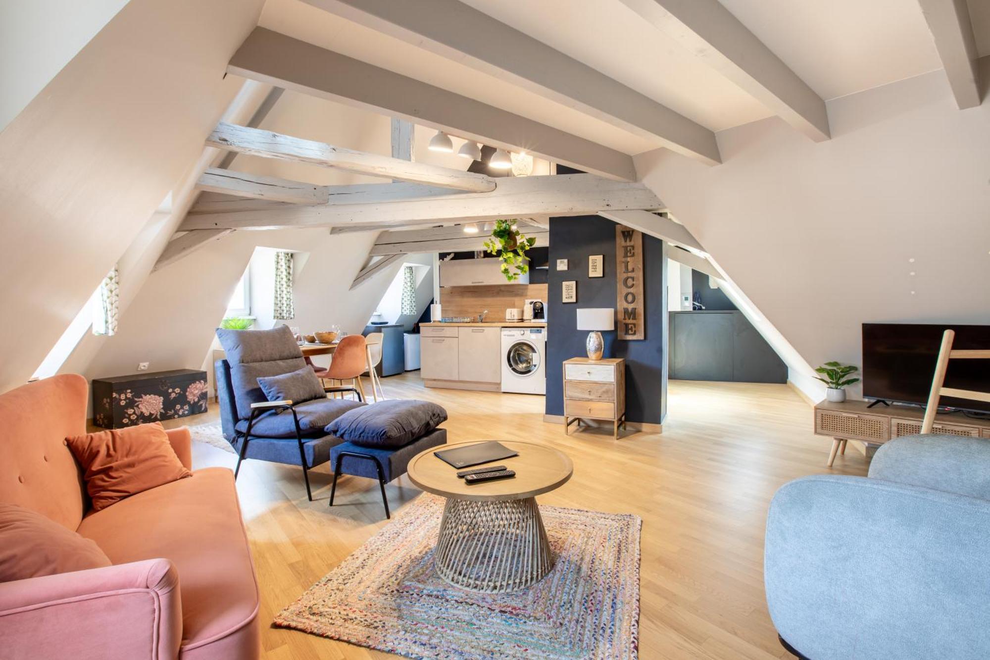 Duplex Atypique Au Coeur De Mulhouse Lejlighed Eksteriør billede